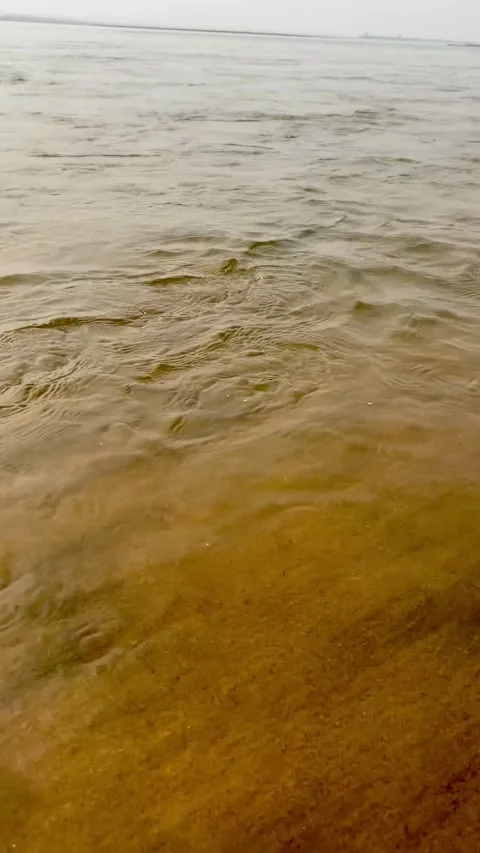 A river that is flowing with sand. Stock Footage 293948870