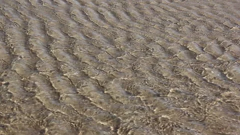 River flowing for the sandy channel Stock Footage 91130114