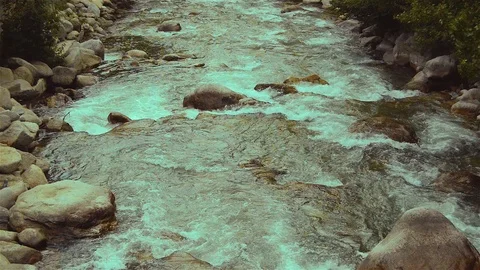 River Flowing Through Rocks Stock-Footage 115895671