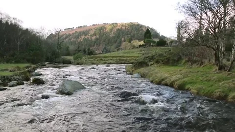 River Flowing Towards Camera Stock Footage 81753857