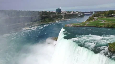 River Flowing With Waterfalls Видео 165051001