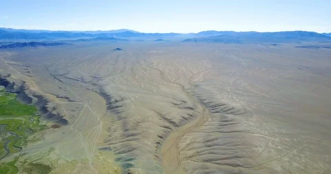 River flows along the mountains in Mongolia Stock-Footage 119162897
