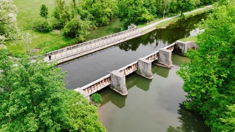 River that Flows - Central New York Stock Footage 336295884