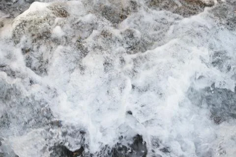 River flows close up Stock Photos