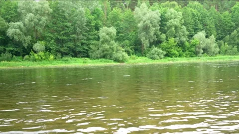 The river flows. Stock Footage 160667924