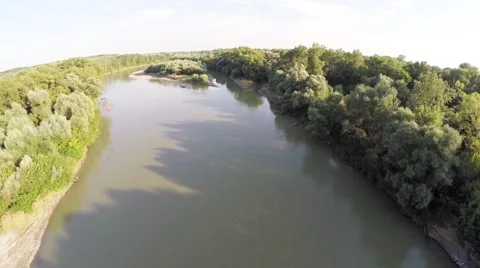 The river flows in the forest 10 库存影片 69056648