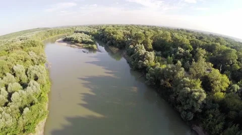 The river flows in the forest 11 库存影片 69055723