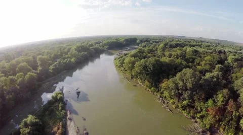 The river flows in the forest 12 库存影片 69056012