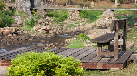 River flows thru the jungle Stock Footage 62547099