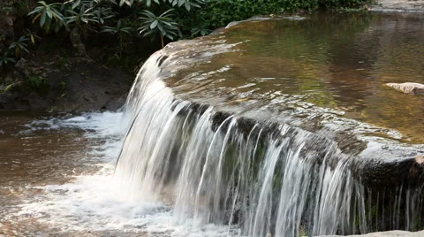 River flows thru the jungle Stock Footage 62548595
