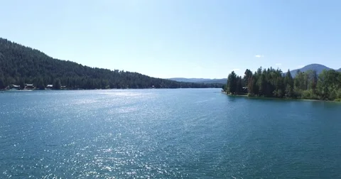 River Fly Over Stock Footage 63645572