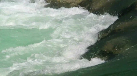 River Foam Stock Footage 825108