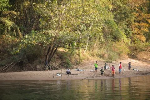 River folkways Stock Photos