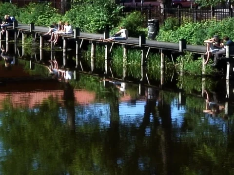 By the River Stock Footage 489887