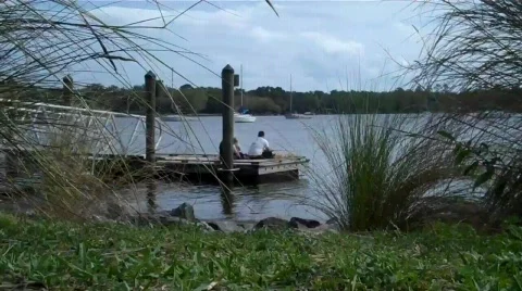 On the river Stock-Footage 725265