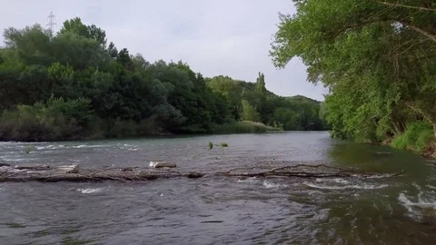 Into the river Stock Footage 76660251