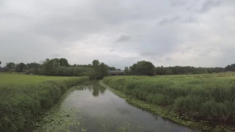 On the river Stock Footage 77464037