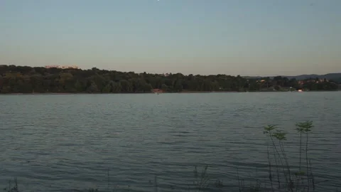 River footage on an evening 库存影片 136358739