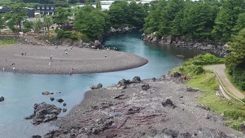 River in the forest, river in the mountain Video stock 310345188