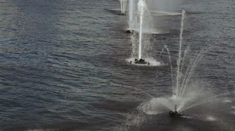 River fountain stream 스톡 동영상 63193872