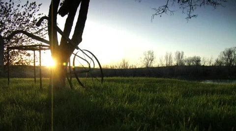 River front backyard Stock Footage 315256