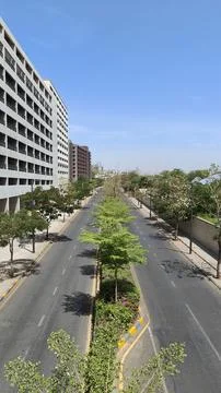 River front road for the fast commute in the center of the city. special river s Stock Photos