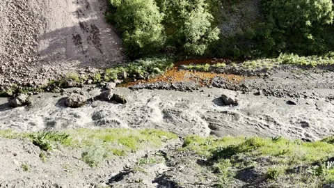 River with geothermal Stock Footage 263936528