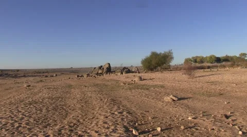 River gone dry Vídeo Stock 43570353