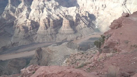 River in the grand canyon Stock Footage 106412505