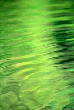 River with green reflection Foto stock