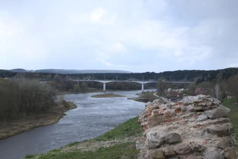 River in Grodno Stock Photos