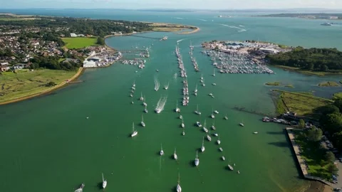 River Hamble Video stock 257905003