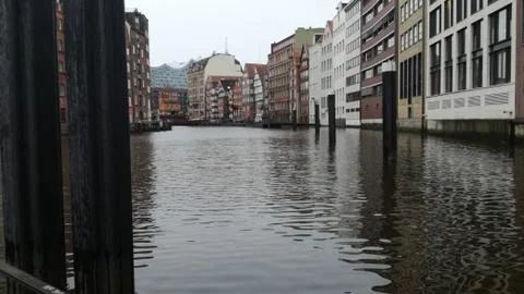 River of Hamburgo Stock Photos