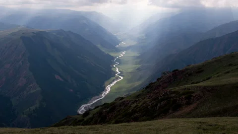 River in the Highlands HD Stock Footage 248061671