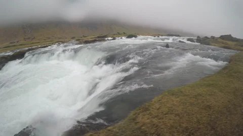 River in the Highlands of Iceland Stock Footage 91109671