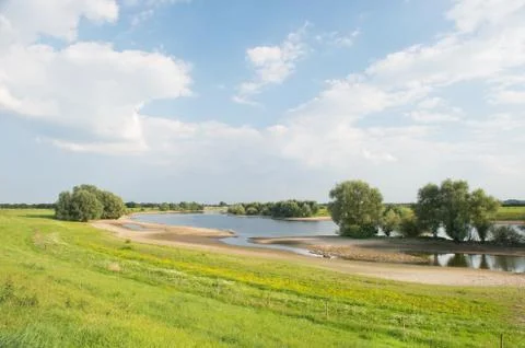 River in Holland Fotos Stock