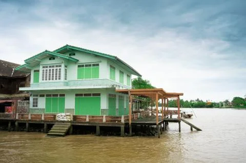 River house Stock Photos
