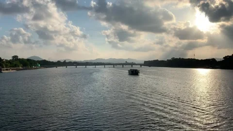 River in Hue Video stock 345168566