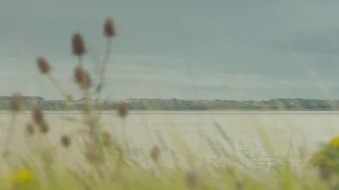 The River Humber On A Gusty Day. Vídeos de archivo 107472909