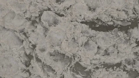 River Ice Stockbeeldmateriaal 75457852