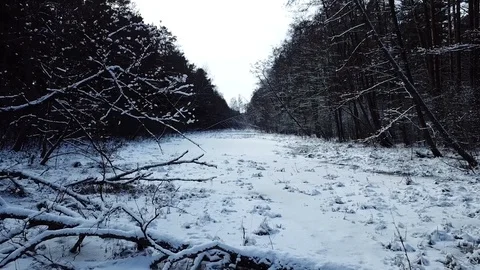 River in ice Stock-Footage 104761418