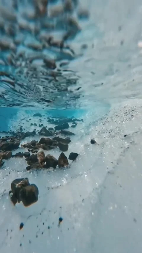 River &amp; ice Stock Footage 237437562