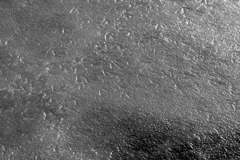 River ice texture background close up. Black and white Stock Photos