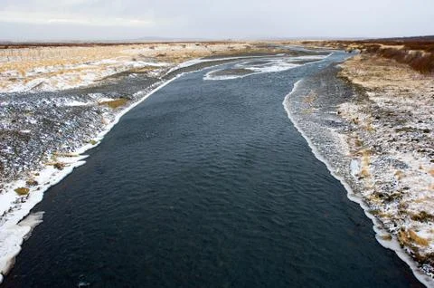 River in Iceland Stock Photos