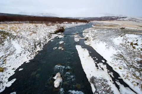 River in Iceland Stock Photos