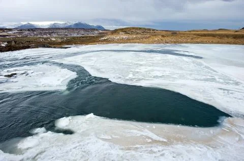 River in Iceland Stock Photos