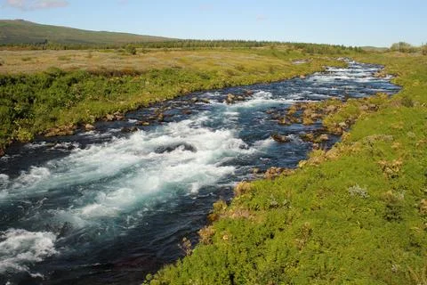 River in Iceland Stock Photos