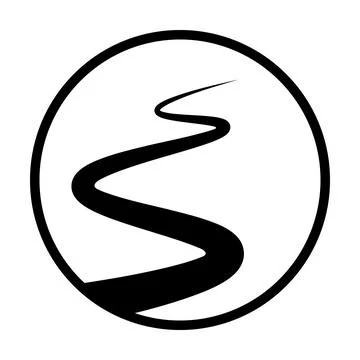 River icon vector for graphic design, logo, website, social media, mobile a.. Stock Illustration