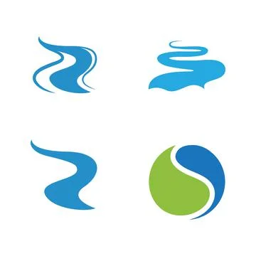 River icon vector illustration design Stock Illustration