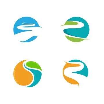 River icon vector illustration design Illustrazione stock